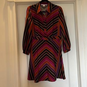 DVF multicolor dress
